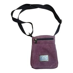 Prairie Schooner Canvas Cross Body Messenger Bag Purse Travel Organizer W/Pouch